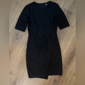 Lulus Westwood Black Half Sleeve Sheath Dress
